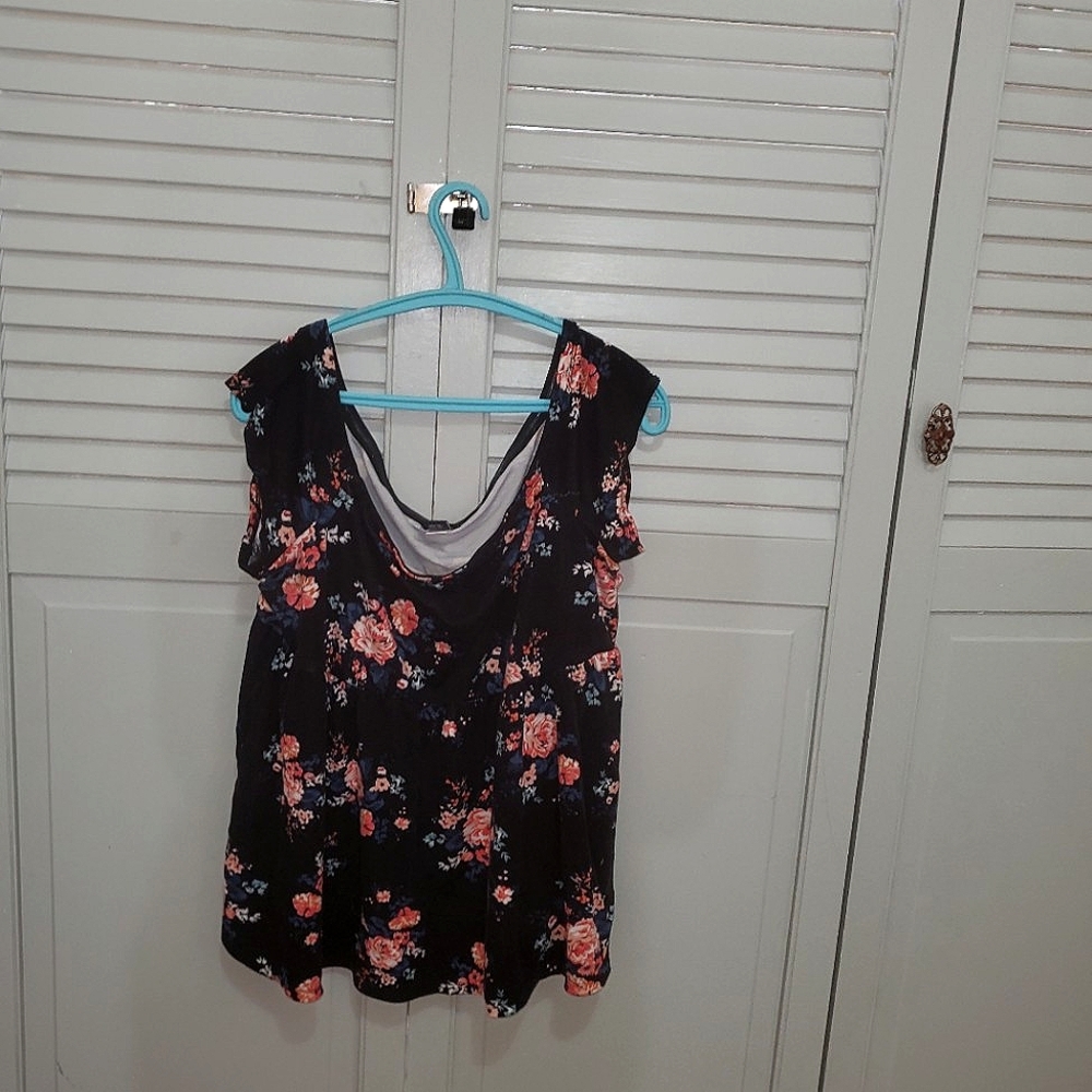 Torrid Off the shoulder babydoll top
